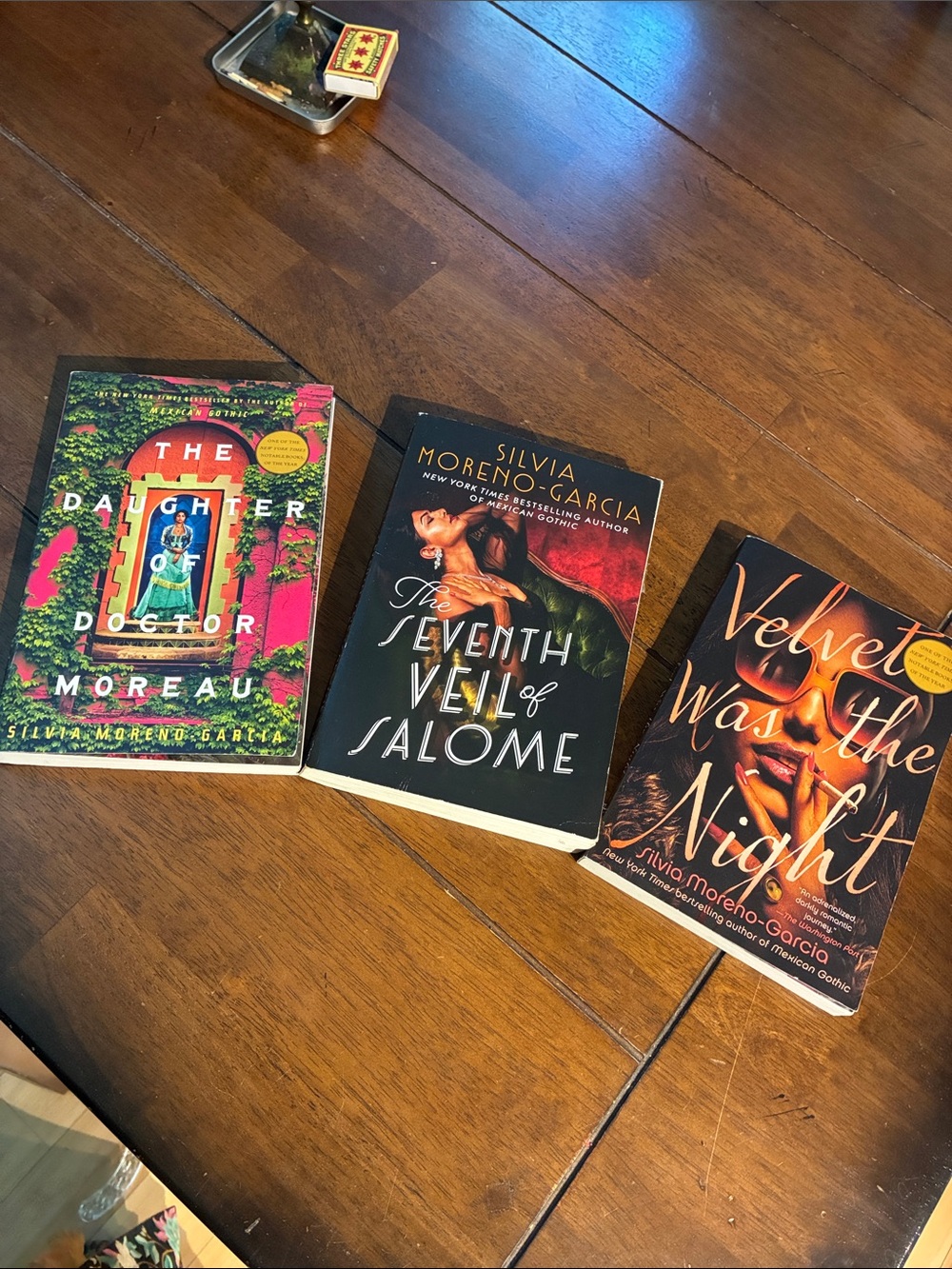 Three Paperback Novels by Silvia Moreno-Garcia - The Seventh Veil of Salome 📚